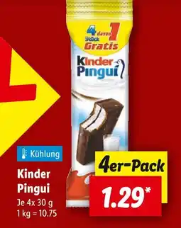 Lidl Kinder pingui Angebot