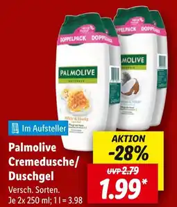 Lidl Palmolive cremedusche/duschgel Angebot