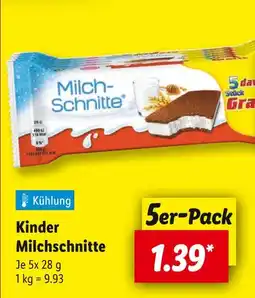 Lidl Kinder milchschnitte Angebot