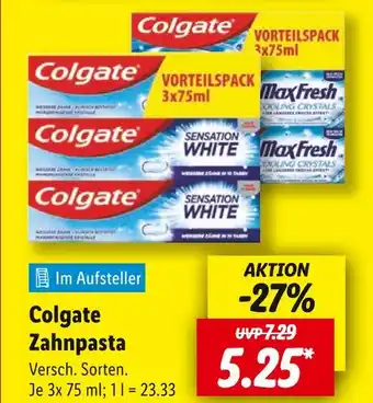 Lidl Colgate colgate zahnpasta Angebot