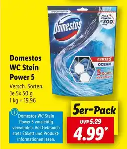 Lidl Domestos wc stein power 5 Angebot