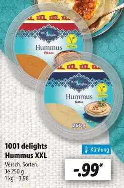 Lidl 1001 delights hummus xxl Angebot