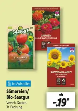 Lidl Bio saatgut sämereien/bio-saatgut Angebot