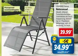 Lidl Livarno home relaxsessel modell atlanta Angebot