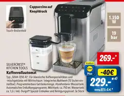 Lidl Silvercrest kitchen tools kaffeevollautomat Angebot