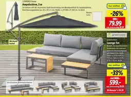 Lidl Livarno home ampelschirm, 3 m Angebot