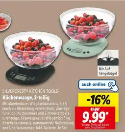 Lidl Silvercrest kitchen tools küchenwaage, 2-teilig Angebot