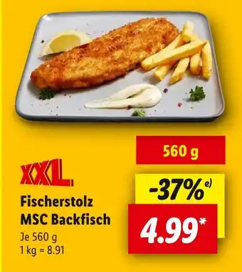 Lidl Xxl fischerstolz msc backfisch Angebot