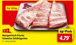 Lidl Metzgerfrisch frische schweine-schälrippchen Angebot