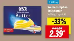 Lidl Weihenstephan tafelbutter Angebot