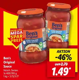 Lidl Ben's original sauce Angebot