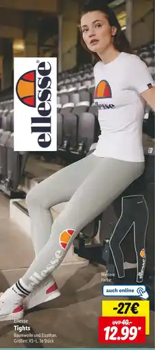 Lidl Ellesse tights Angebot