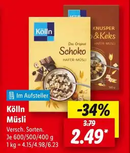 Lidl Kölln müsli Angebot