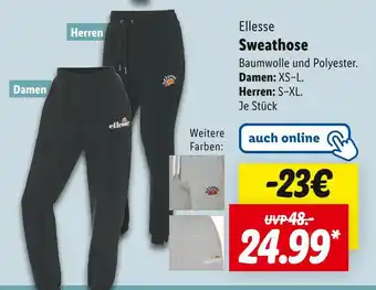 Lidl Ellesse sweathose Angebot