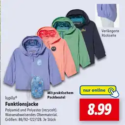 Lidl Lupilu funktionsjacke Angebot