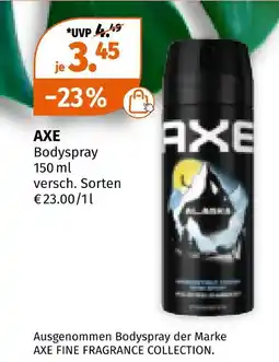 Müller Axe bodyspray Angebot