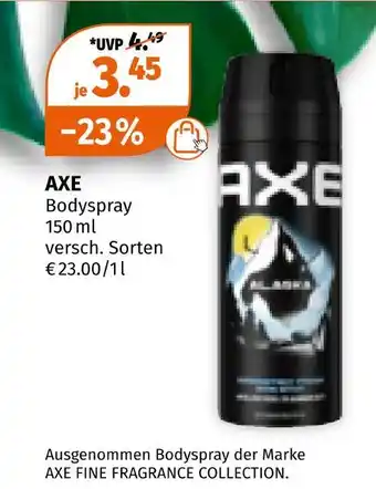 Müller Axe bodyspray Angebot