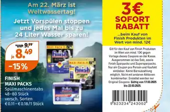 Müller Finish maxi packs Angebot