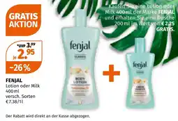 Müller Fenjal lotion oder milk Angebot