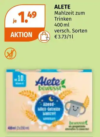 Müller Alete mahlzeit zum trinken Angebot