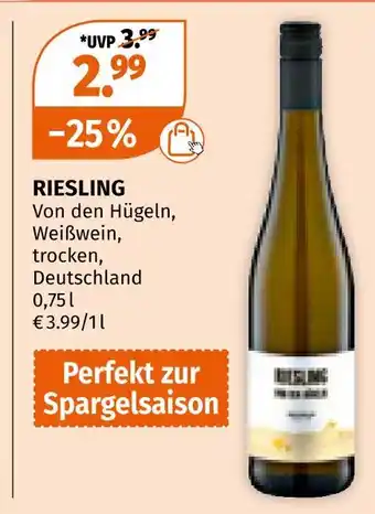 Müller Riesling Angebot