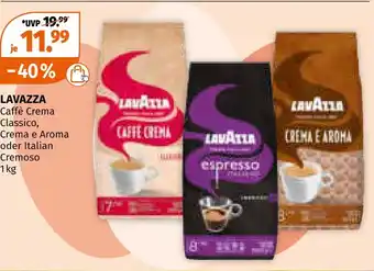 Müller Lavazza caffè crema classico, crema e aroma oder italian cremoso Angebot