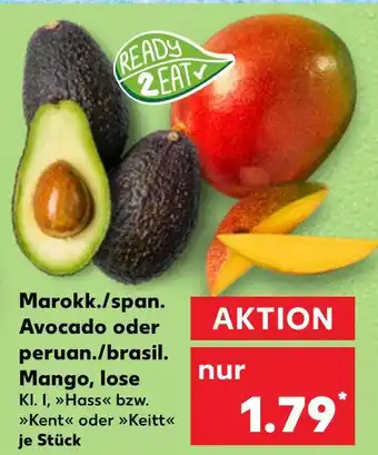 Kaufland Marokk./span. avocado oder peruan./brasil. mango, lose Angebot