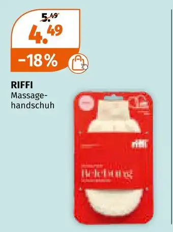 Müller Riffi massagehandschuh Angebot