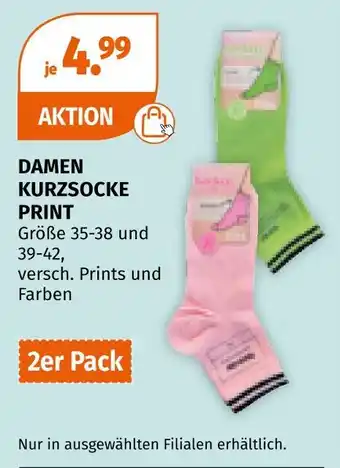 Müller Damen kurzsocke print Angebot