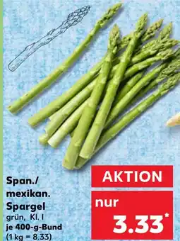 Kaufland Span./ mexikan. spargel Angebot