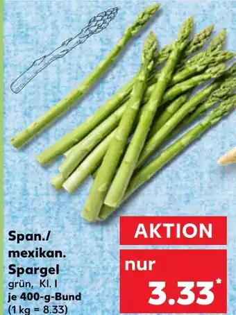 Kaufland Span./ mexikan. spargel Angebot