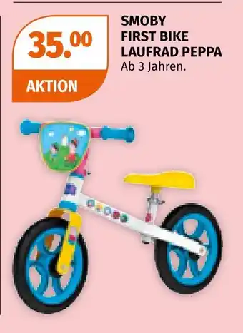 Müller Smoby first bike laufrad peppa Angebot