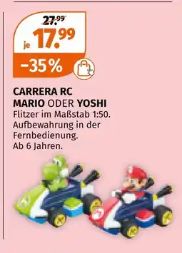 Müller Carrera rc mario oder yoshi Angebot