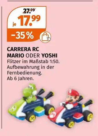 Müller Carrera rc mario oder yoshi Angebot