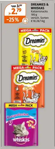 Müller Dreamies & whiskas dreamies & whiskas Angebot