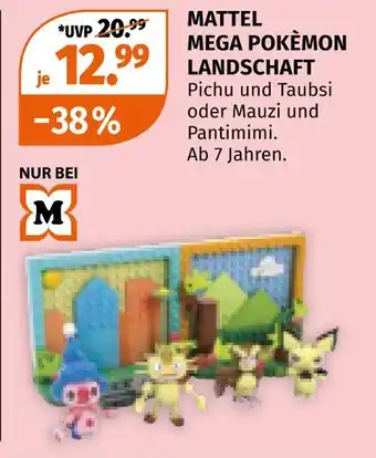 Müller Mattel mega pokémon landschaft Angebot