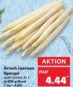 Kaufland Griech./peruan. spargel Angebot