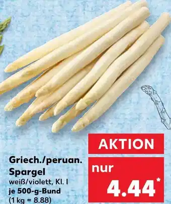 Kaufland Griech./peruan. spargel Angebot