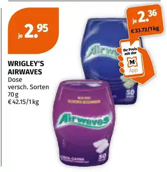 Müller Wrigley's airwaves Angebot