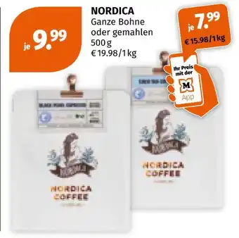 Müller Nordica ganze bohne oder gemahlen Angebot