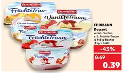 Kaufland Ehrmann dessert Angebot