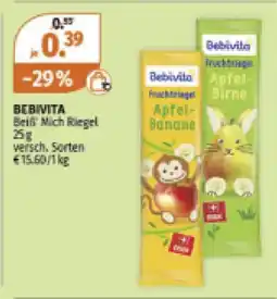 Müller Bebivita beiß mich riegel Angebot