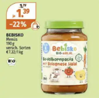 Müller Bebisko menüs Angebot