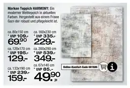 Ostermann Marken teppich harmony Angebot