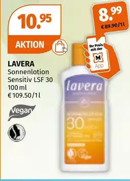 Müller Lavera sonnenlotion sensitiv lsf 30 Angebot