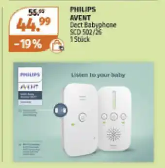 Müller Philips avent dect babyphone scd 502/26 Angebot