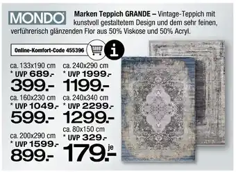 Ostermann Mondo marken teppich grande Angebot