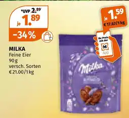 Müller Milka feine eier Angebot