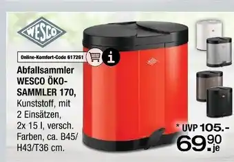 Ostermann Wesco abfallsammler wesco öko-sammler 170 Angebot