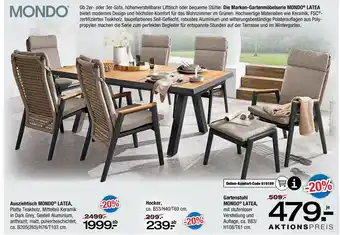 Ostermann Mondo latea die marken-gartenmöbelserie Angebot